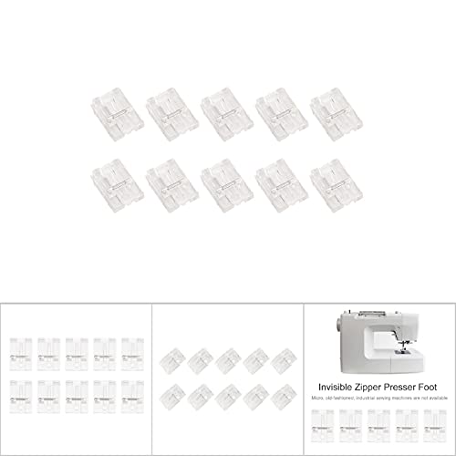 Pie para máquina de coser tipo cremallera invisible Zerodis miniatura 3