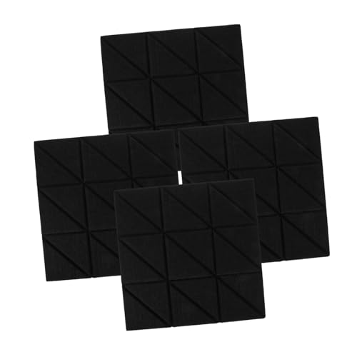 4pcs Paneles Acústicos Aislantes de Sonido Autoadhesivos Almohadillas Ignífugas para Reducción de Ruido para Estudios, Salas de Cine en Casa, Oficinas y Más miniatura 7