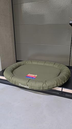 Flamingo Dreambay Ovales Hundebett – 120x90x16 cm, Perfekt für Labrador, Rottweiler, Golden Retriever, Deutscher Schäferhund usw.