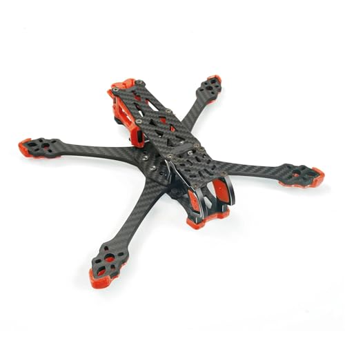 ݊܂GEPRC MK5X & MK5D O3t[ΉA5C` 5mmA[ J[{t@Co[ ݊܂ DJI O3GAjbgFPVh[Ή(MK5X Pro Orange)