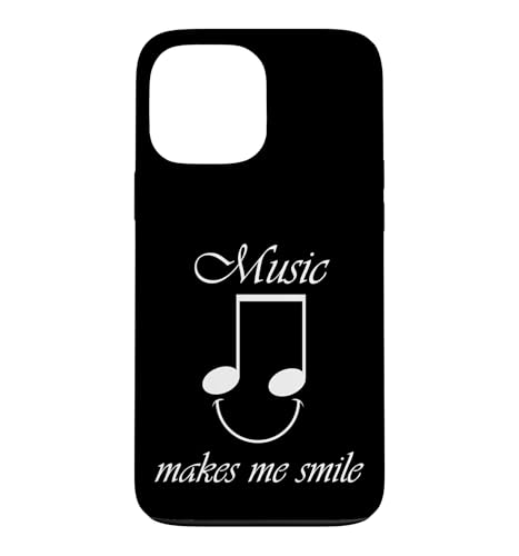 Music Makes Me Smile Funny Saying Singer Musician �X�}�z�P�[�X iPhone 13 Pro Max �p