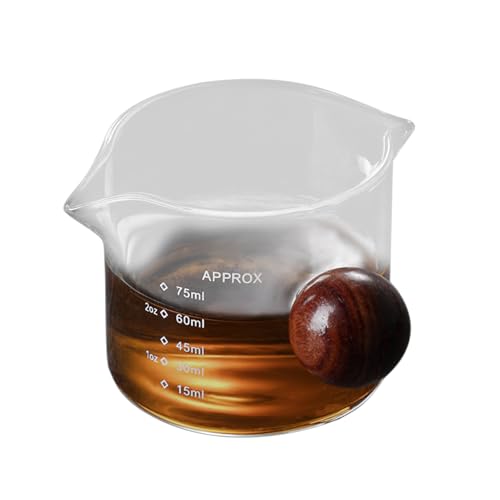 Espřesso – Bicchiere In Resistente Al Calore Con Doppio Beccuccio | Bicchierino Baŕista Per Caffè, Latte, Cappuccino E Latte Montato | Caraffa Termica Per Latté