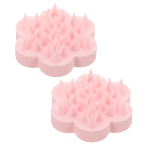 DECHOUS Silicone Scalp Massager Shampoo Brush Set Shower Hair Brush Scalp Massage Tool for Hair Wash