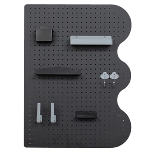 Genérico Estante de Pared para Herramientas de Garaje con Tablero Perforado, Almacenamiento de Brocas, Juego de Llaves, Soportes, Paneles de Tablero Perforado, Paneles de Tablero Perforado, Paneles d