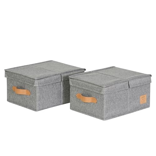 LOVE IT STORE IT Premium 2 Stück Aufbewahrungsbox mit Deckel S - Aus...