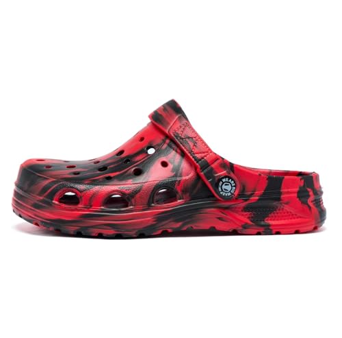 Image of Kids Boys&Girls Black Camouflage Clogs Children's Beach Shoes Classic Marbled Tie Dye Clog Little Kid