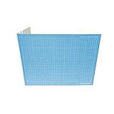 HEFUTE Trennwand Schreibtisch - Schreibtischteiler für Schule - Sichtschutz, Tischteiler, Mehrzweck-Unterteilung, faltbar, Trennwand für Schule Büro Bibliothek (Groß, Blau)