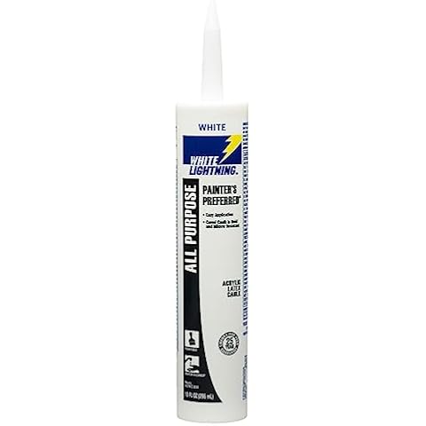 White Lightning All Purpose Acrylic Latex Caulk Cover