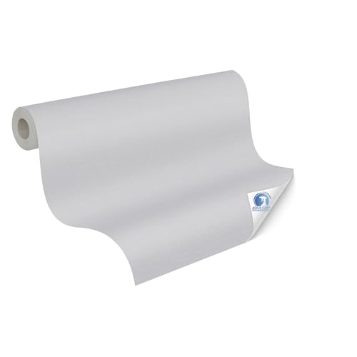 Papel pintado Livingwall DESIGNDROP - papel pintado no tejido preencolado color gris claro - 10,05m x 0,53m - papel pintado liso para varias habitaciones - 784992