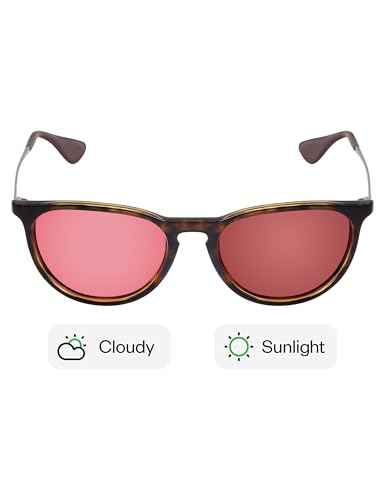 Image of Mryok Replacement Lenses for Ray-Ban Erika RB4171 54mm Sunglass, HD Polarized, UV Protection, Impact Resistant, Perfectly Fit