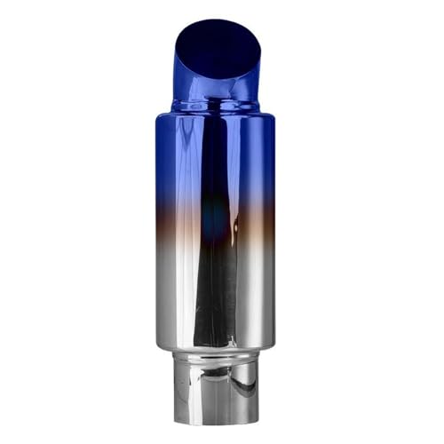 Silenciador de escape universal coche tubo acero inoxidable plateado recambio