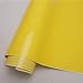 Sankuai Mehrere Farbe Schwarz Hochglanz-Vinylfilm-Weiß Auto-Wraps Film Folie blasenfrei for Auto-Aufkleber-Träger-Möbel Telefon-Laptop (Farbe : Gelb, Größe : 152X20 cm)