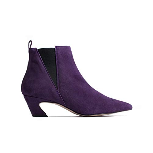 L’Intervalle KEYLAS Purple Suede, Bota a la Altura de la Pantorrilla Mujer, Morado, 39 EU