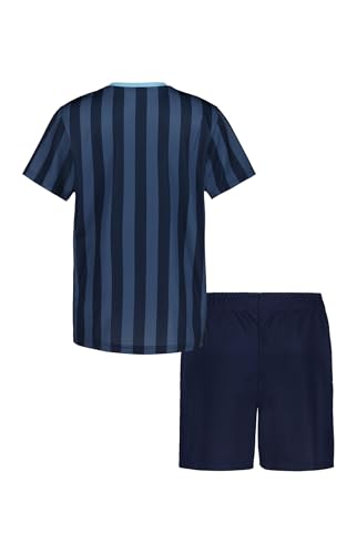 Image of Messi Boys' Lifestyle Short Sleeve 2-piece Set, Slim-fit Jersey Set With Top & Shorts