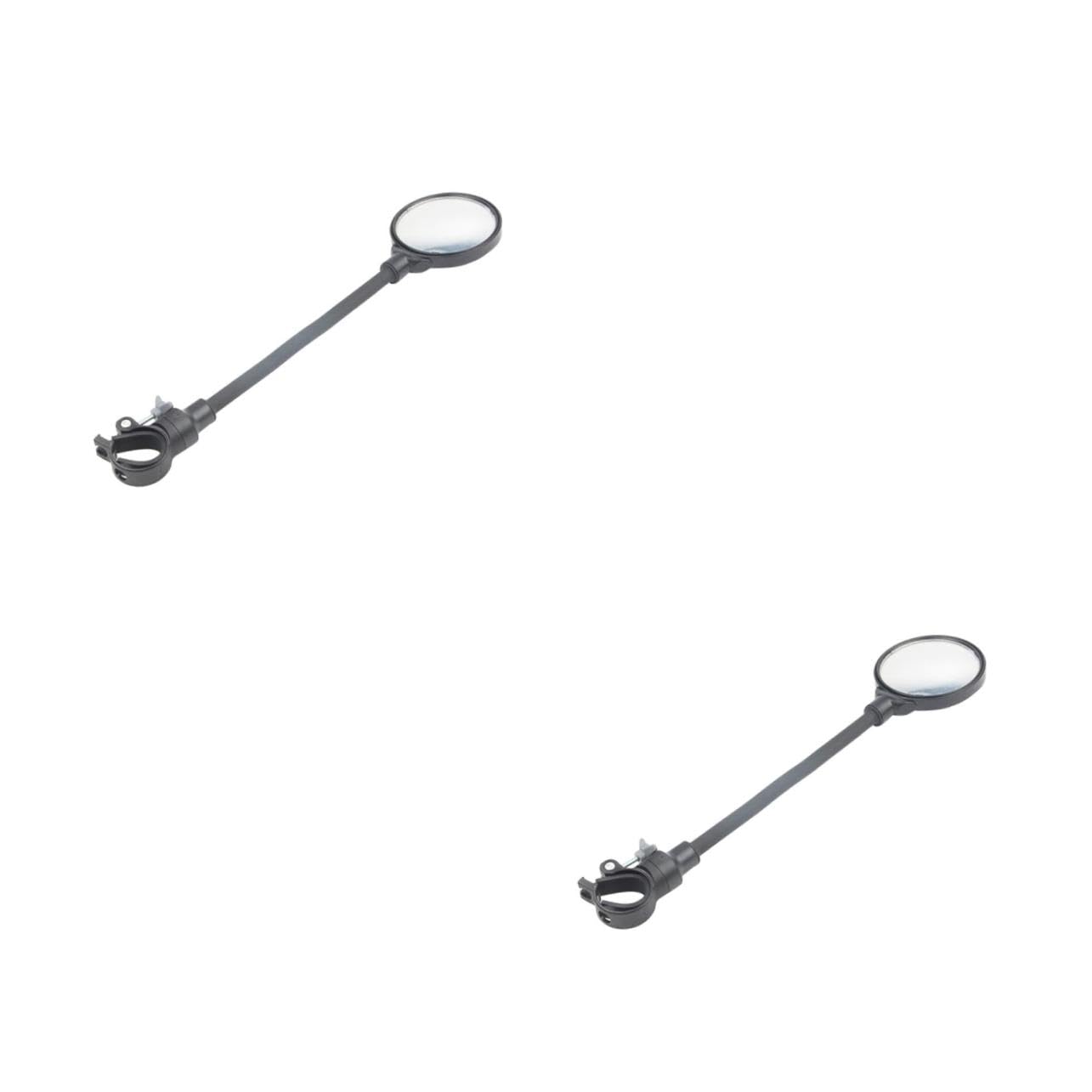 BESTonZON 2 Specchietto Retrovisore per Bici Regolabile Accessorio per Bike e Mountain Bike Installazione Facile Materiale e Resistente Angolo Visione e Alta