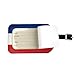 France Flag Luggage Tag with Privacy Protection,Travel Luggage Identifier,Fashionable Travel Accessory