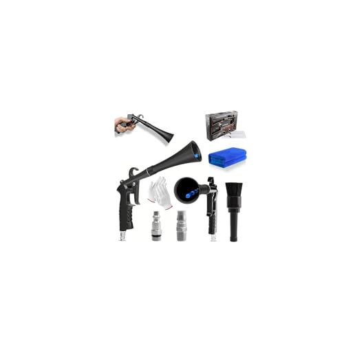 Tornado Dry Cleaning Gun, Car Super Air Blower with Three Connectors, High Pressure Blower Gun, Detailing Interior Dryer, for Quickly Blowing Out Dirt and Dustworking with Air (1PC)