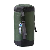 Azarxis Kompressionssack für Schlafsack 14L / 23L, Schlafsack Aufbewahrungstasche Kompression für Reisen, Camping, Wandern, Rucksackreisen (Grün, S)