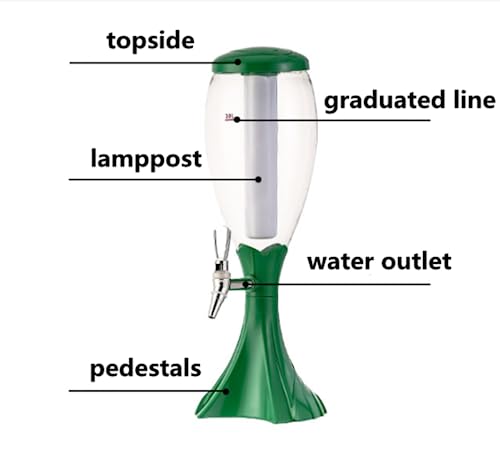 CMLLING Beer Tower Dispenser,Margarita Drink Tower with Ice Tubefor Party Home Bar Game day by CMLLING - Image 5