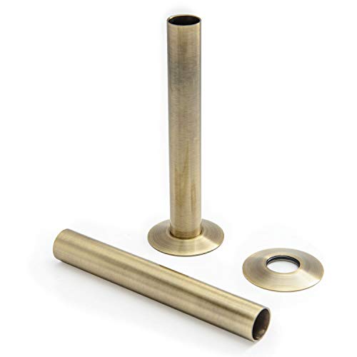 Hot Flow | 130mm Pipe Shroud/Sleeve (Pair) (Antique Brass)
