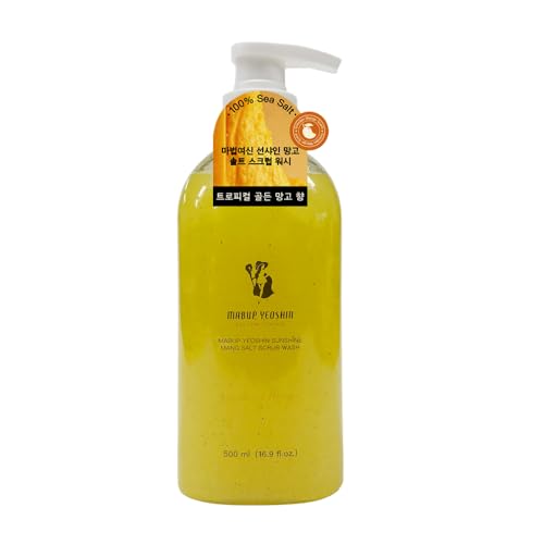[���@���_ MABUP YEOSHIN] �\���g �X�N���u �E�H�b�V�� 500mL / 2IN1 �{�f�B�X�N���u �{�f�B�E�H�b�V��/�V�[�\���g ���z�� �p���P�A �����ݑ΍� ���邨���L�[�v �ێ� �\���g�X�N���u �؍��R�X�� (Mango(�}���S�[))