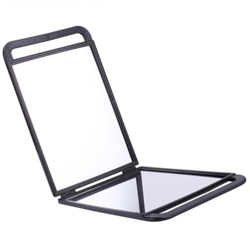 Miroir de maquillage double face haute définition avec poignées confortables pour coiffeuse