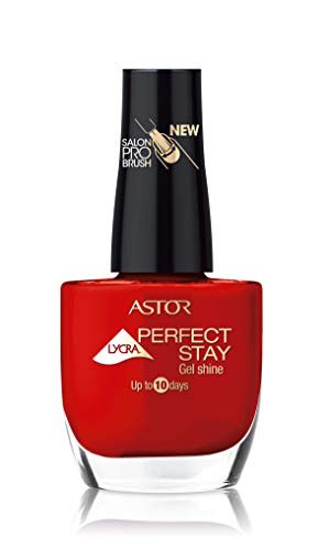 Astor Perfect Stay Gel Shine Esmalte de Uñas Tono 303 Rojo Passion...