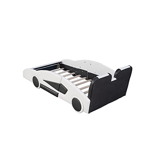 Merax Modern Race Car Wood Bed Frame #TOP12
