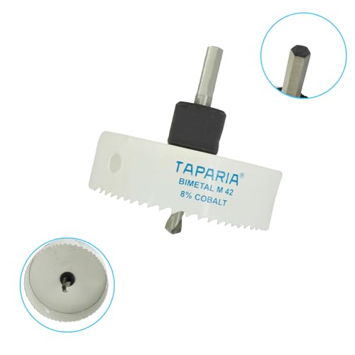 Image of Taparia Bimetal Mini Hole Saw HSM 67 - Precision Cutting Tool, High -Speed Steel Teeth for Wood, Metal & Plastic
