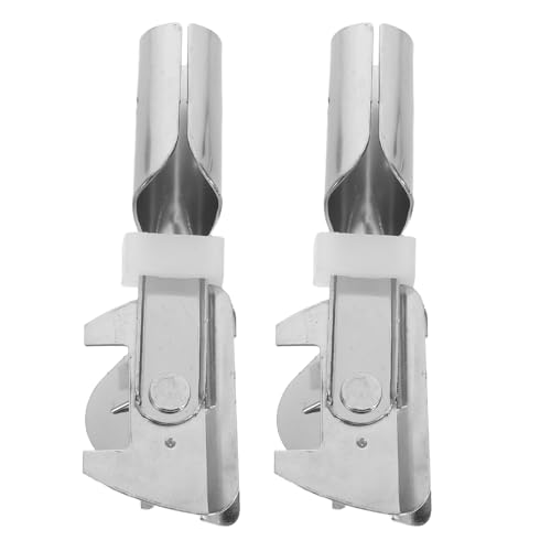 KITCHENKARATLY 2pcs Mop Stick Replacement Clamp - Heavy Duty Connector Clip - Industrial Mop Rod Bar Replacement Chuck Accessory - Fits Dust Push Broom Handle