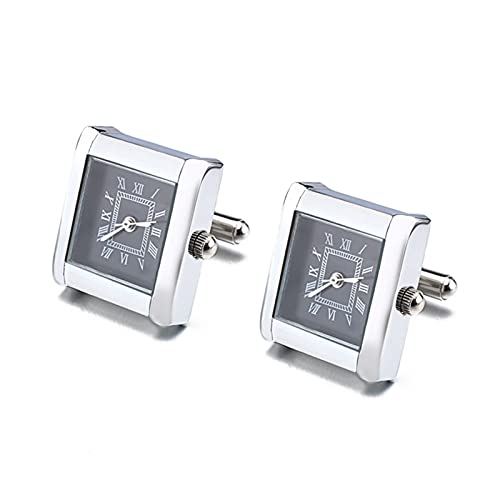 QUANQUAN Quani Gemelos de Relojes Funcional for Hombres Cuadrados de Reloj de Reloj de Reloj Cover