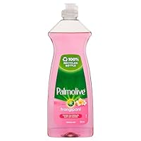 Palmolive Dish Regular Dishwashing Liquid, 500mL, Frangipani, Tough on Grease, Soft on Hands