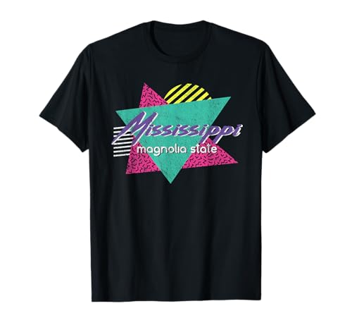 Mississippi Vintage 80er 90er Retro Geschenk - Magnolia State T-Shirt