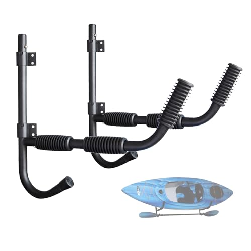 Onefeng Sports 80LBS Kayak Wall Hanger Wall Mount Kayak Storage Rack Swivel Rack Design Help You to...