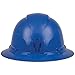 Klein Tools 60249 Hard Hat, Non-Vented, Full Brim Style, Padded Self-Wicking Odor-Resistant Sweatband, Tested up to 20kV, Blue
