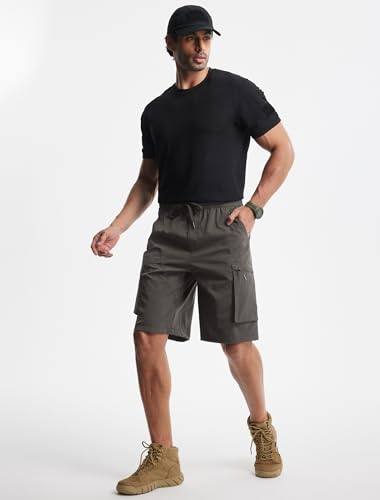 Image of Libin Men's Shorts Casual All Day Comfy Quick Dry Lightweight Cargo Hiking Shorts Breathable Outdoor Sports Travel
