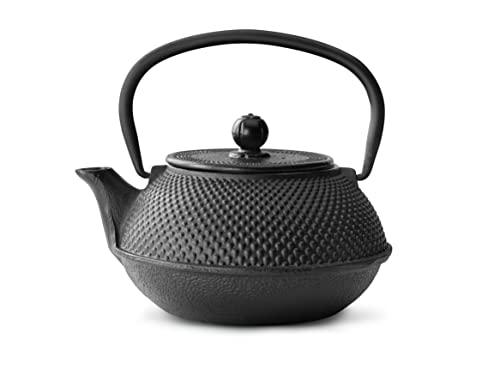 bredemeijer Jang Teapot, 0.8-Liter, Black Cast Iron