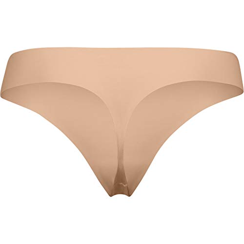 Image of Under Armour Women's Pure Stretch Thong Underwear, 3-Pack, Nude (295) /Nude, Large
