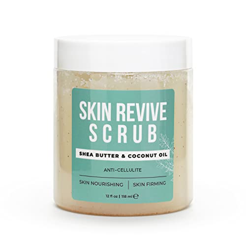 Exfoliante para revivir la piel - Eliminador de celulitis - Exfoliante corporal para mujeres - Exfoliante corporal - Exfoliante corporal para mujeres - Eliminador de estrías - Exfoliante botín con aceite anticelulítico - Exfoliante para el trasero - Body Maxx