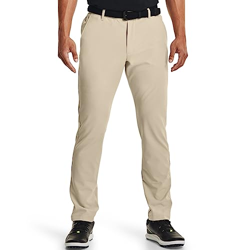 Pantalon Drive Tapered extensible Under Armour homme gris halo