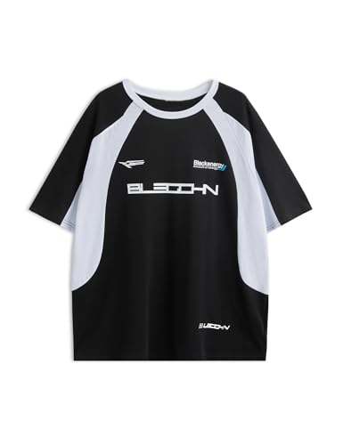 Image of EMMIOL Mens Y2k Baggy Shirts Graphic Tees Oversized Crew Neck Short Sleeve Streetwear Tshirts Summer Tops 2026