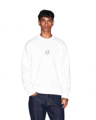 Armani Exchange Herren Casual, Cremeweiß, XL – Ansicht 1