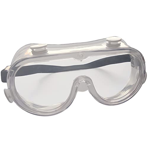 TechAffect Lunettes de sécurité - Lunettes de protection transparentes avec verres résistants aux rayures et anti-buée - Lunettes de protection EPI pour adultes professionnels ou personnels Cover