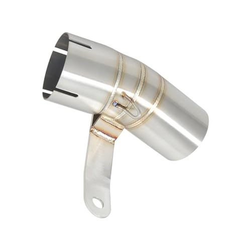 Tubo de enlace de acero inoxidable 60 mm para escape de motocicleta premium