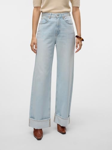 Jean à Coupe Large VERO MODA VMKATHY en Denim Premium et Finitions Soignées