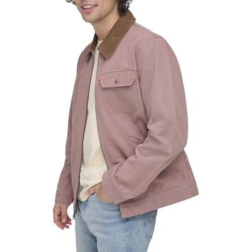 Image of Levi's Men's Workwear Cotton Canvas Corduroy Collar Depot Jacket