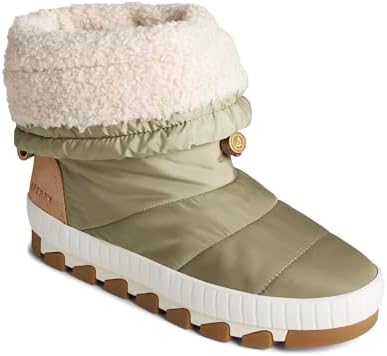 Sperry Women's Torrent FOLD Down Snow Boot, Olive, 7.5 Review | Image 5