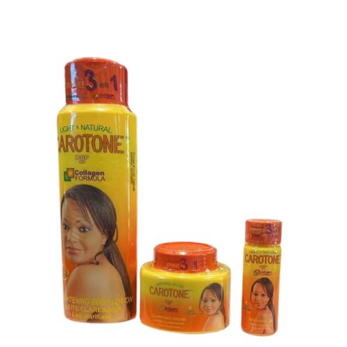 Natural Carrot Extract Moisturizing Cream 300ml (Pack of 3) | Nourishing Body Cream with Vitamins A