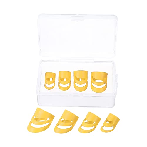 sourcing map Guitare Doigt Médiators XL L M S Dimension Lumineux Jaune avec Rangement Boîte pour Guitare Basse Ukulélé… - Les Beatles, Paul McCartney, John Lennon, RIngo Starr, George Harrison sourcing map Guitare Doigt Médiators XL L M S Dimension Lumineux Jaune avec Rangement Boîte pour Guitare Basse Ukulélé…