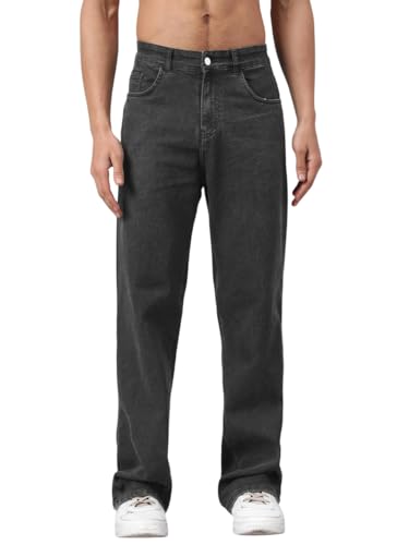 Image of KOTTY Men's Straight Fit Jeans with Classic 5-Pocket Design